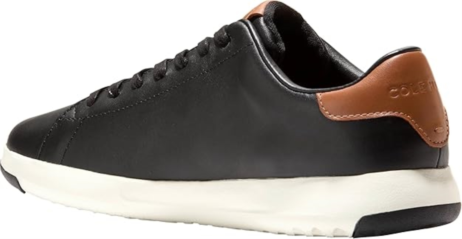 Cole Haan Grandpro Tennis Sneaker Mens Black/British Tan 8.5 W - Wide