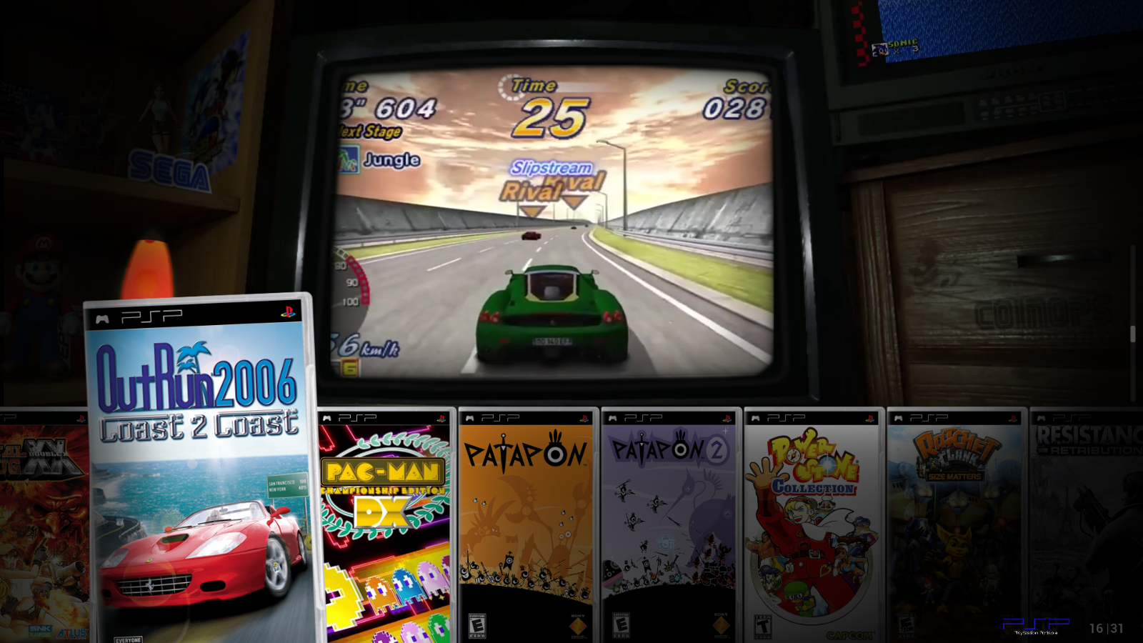 Retro-games system