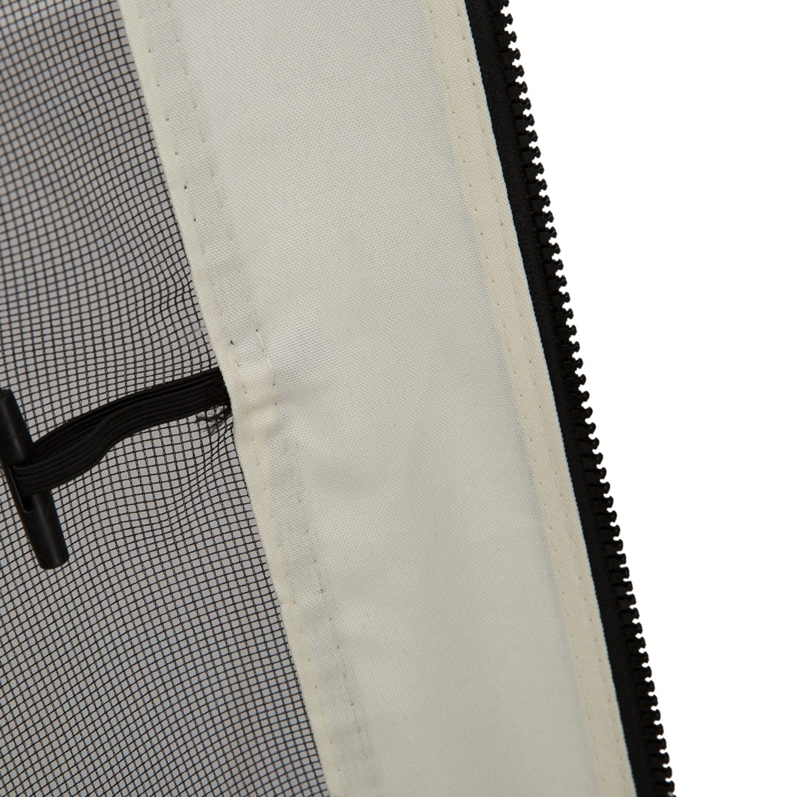 13.1' Square Gazebo Sidewalls – Black Mesh Net, Zip Closure, Polyester