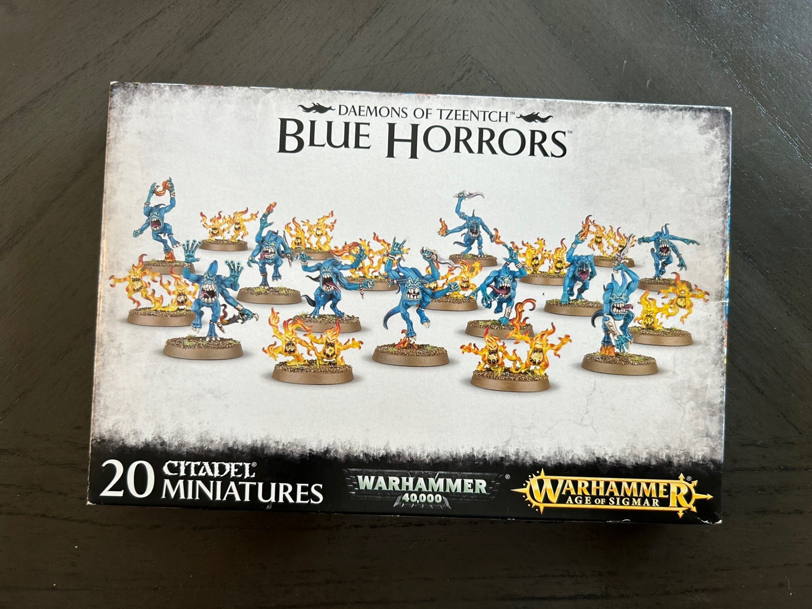 Warhammer 40k/AOS Daemons of Tzeentch Blue and brimstone Horrors(10) NIB NOS