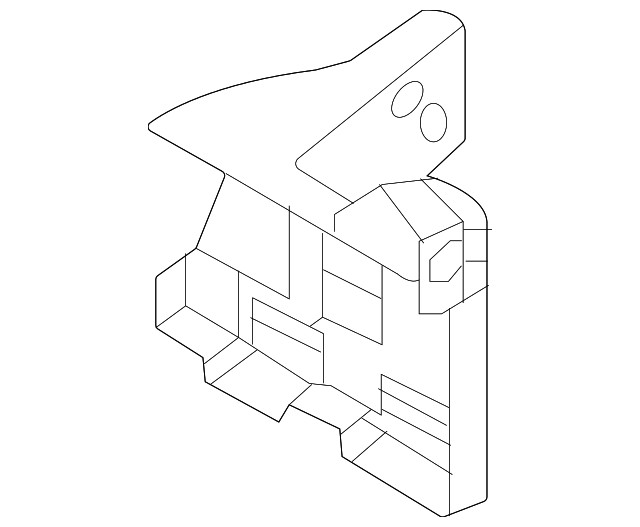Genuine Volkswagen Keyless Entry Antenna Bracket 10A-971-593