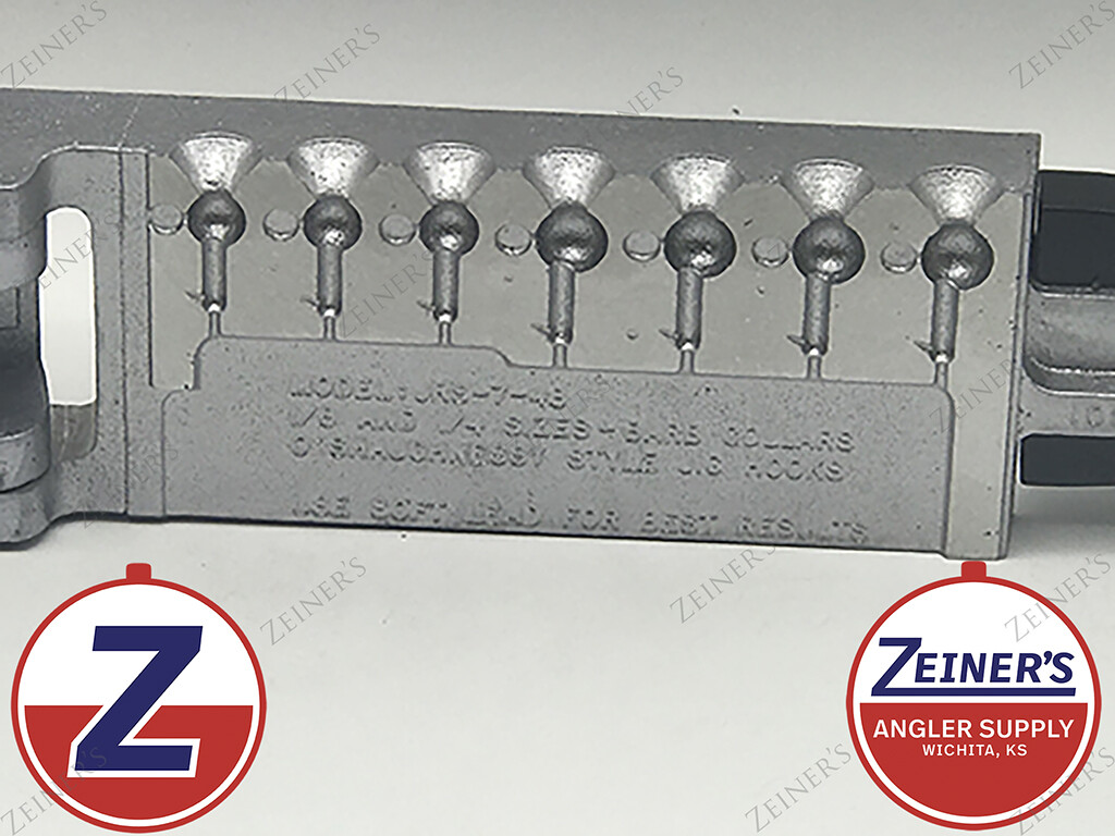1024 New Do-It Round Head Jig Mold w/Heavy Hook - 1/8 & 1/4 oz 7 cavities
