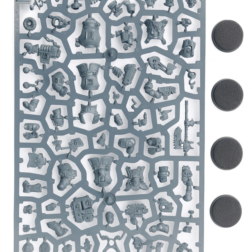 Necromunda: Ironhead Squat Charter Masters + Drill Masters (1 sprue 4 bases) 40K