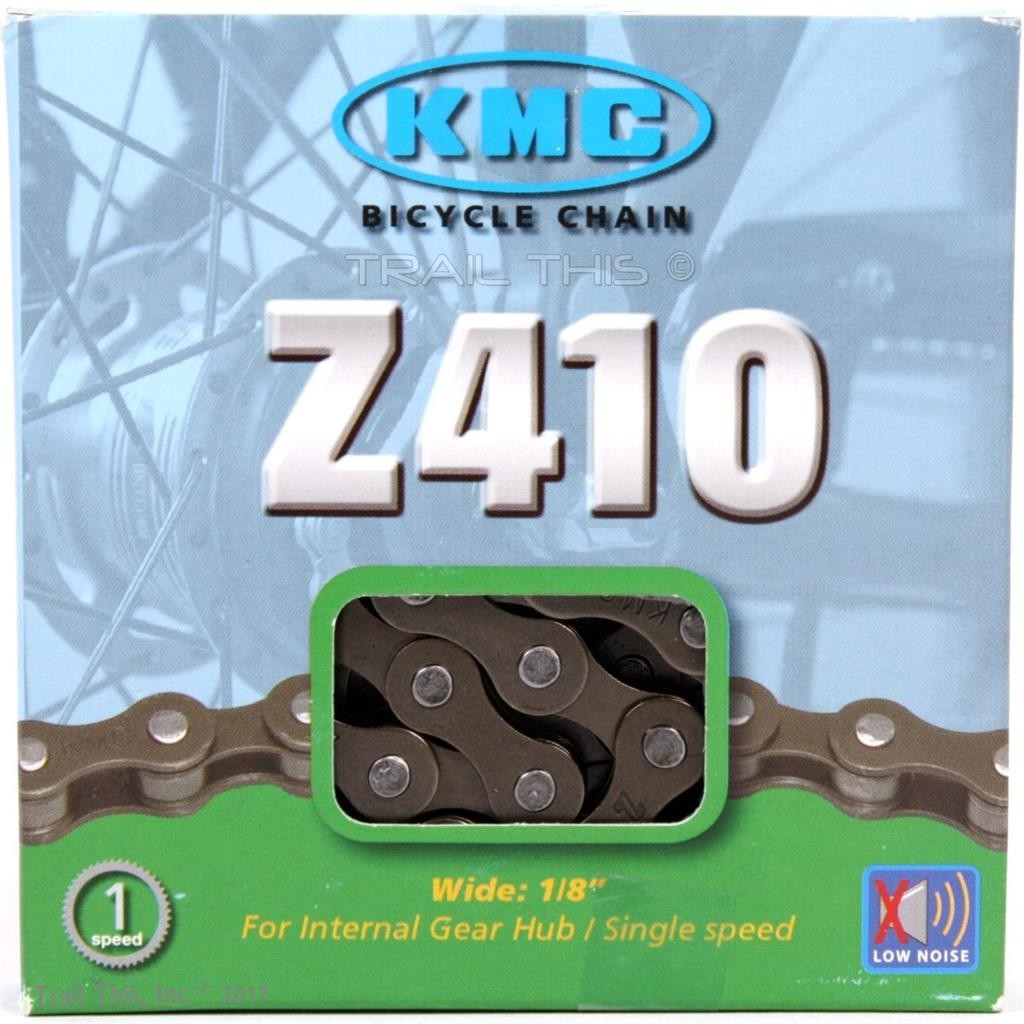 KMC Z410 1/8" Single-Speed Bike Chain 112L Brown BMX Cruiser Fixed fits S1