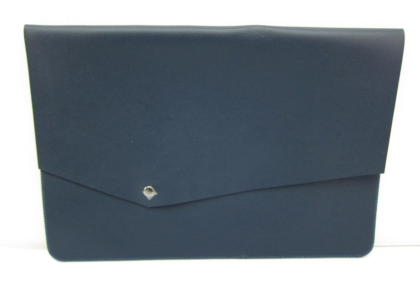 New Leatheory Leather 12” Laptop Protective Case Navy Blue For Macbook Pro & Air