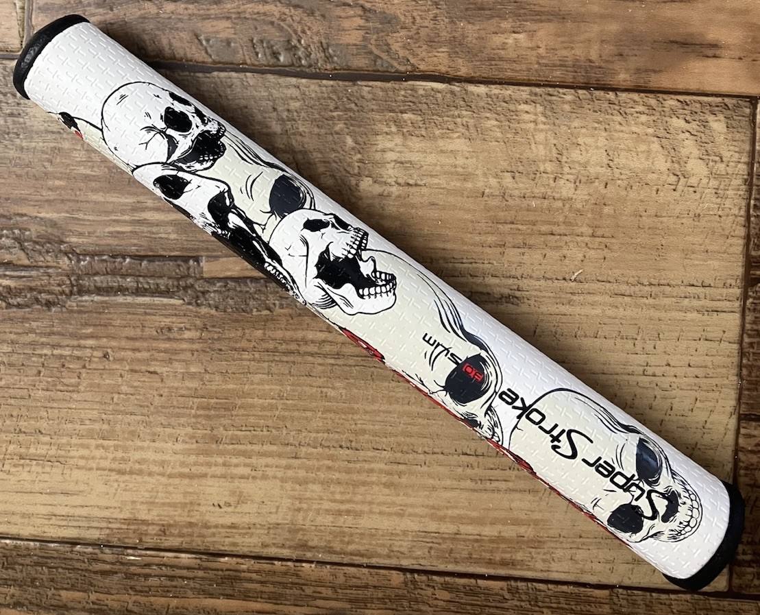 Super Stroke 3.0 Slim Red Skull Golf Putter Grip
