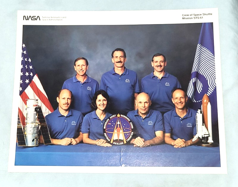 NASA Official Space Shuttle Crew Portrait Mission STS-61