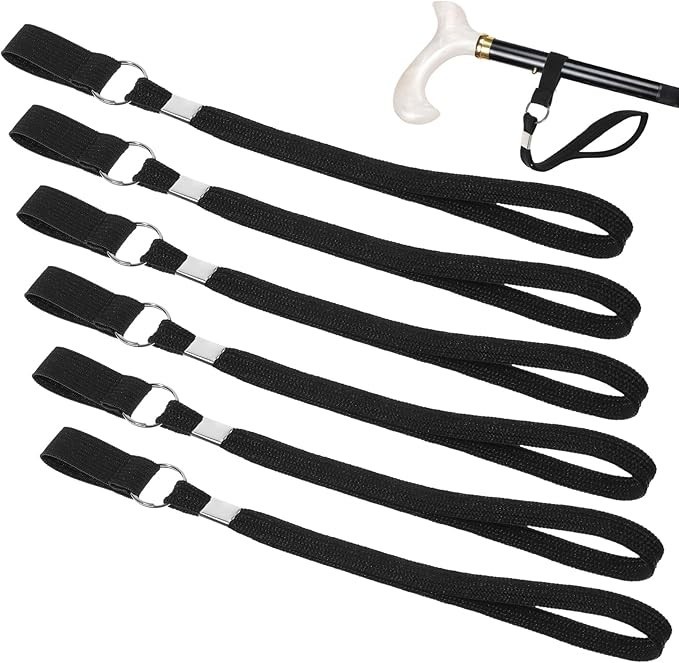 6 Pcs Walking Cane Wrist Strap Adjustable Wrist Strap Lanyard for Crutch