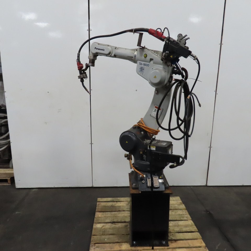 Panasonic YA-1 YA-1QAR81U06 6-Axis Welding Robot W/Base, Feeder&Gun YT-CAT353T1W
