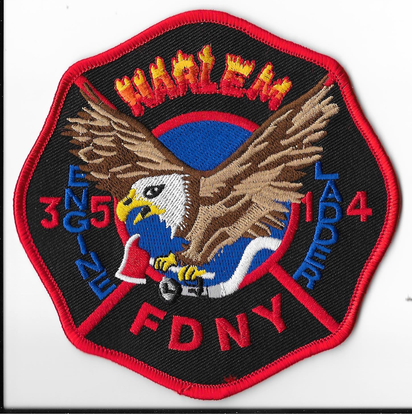 New York Fire Department (FDNY) Engine 35 Ladder 14 Harlem Patch V3