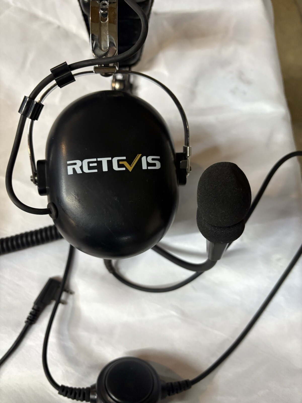 Retevis 15 Headset 2 Pin, Aviation, Sound Reducing, C9078A