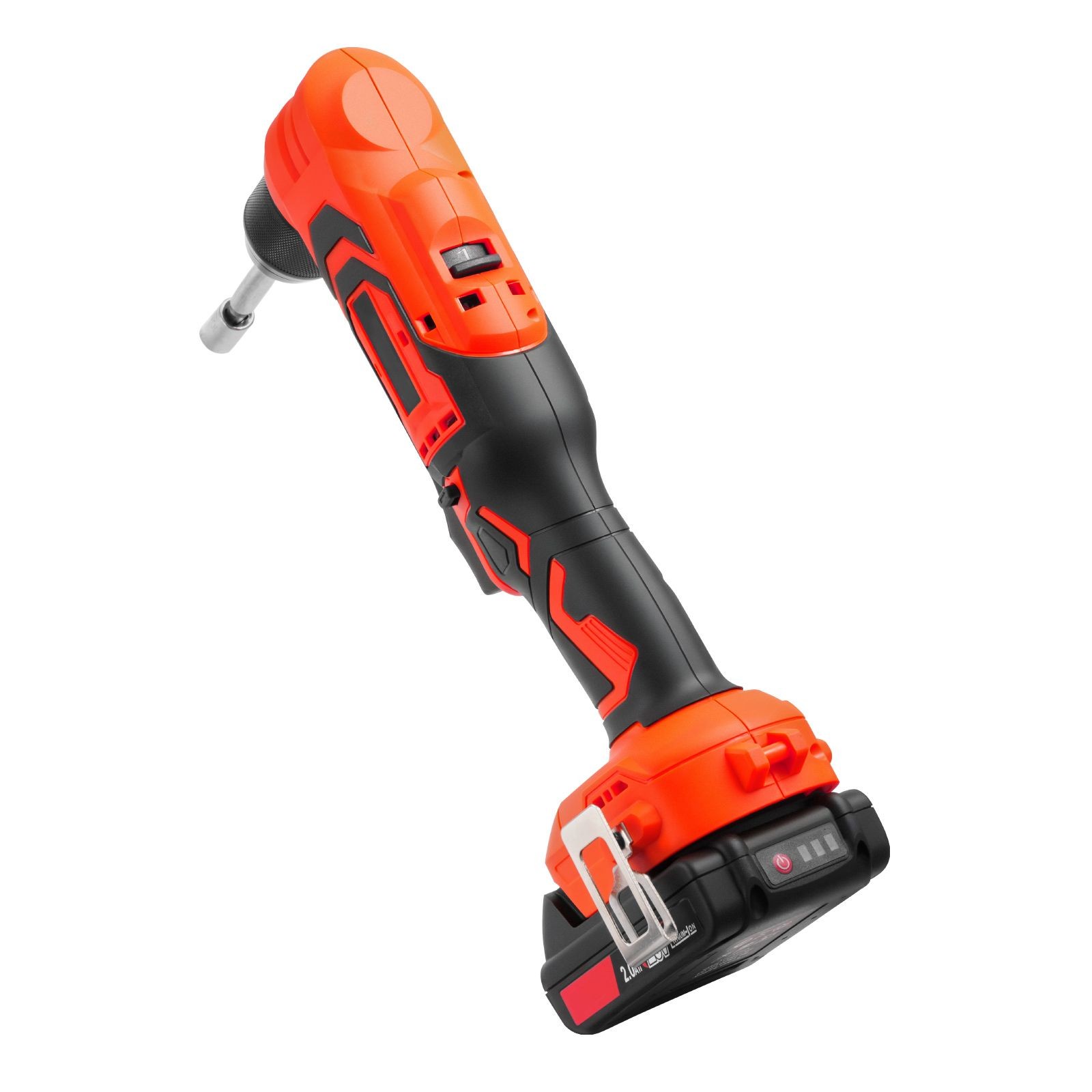 Cordless 3/8" Right Angle Drill, Brushless, 45N·m, LED Light