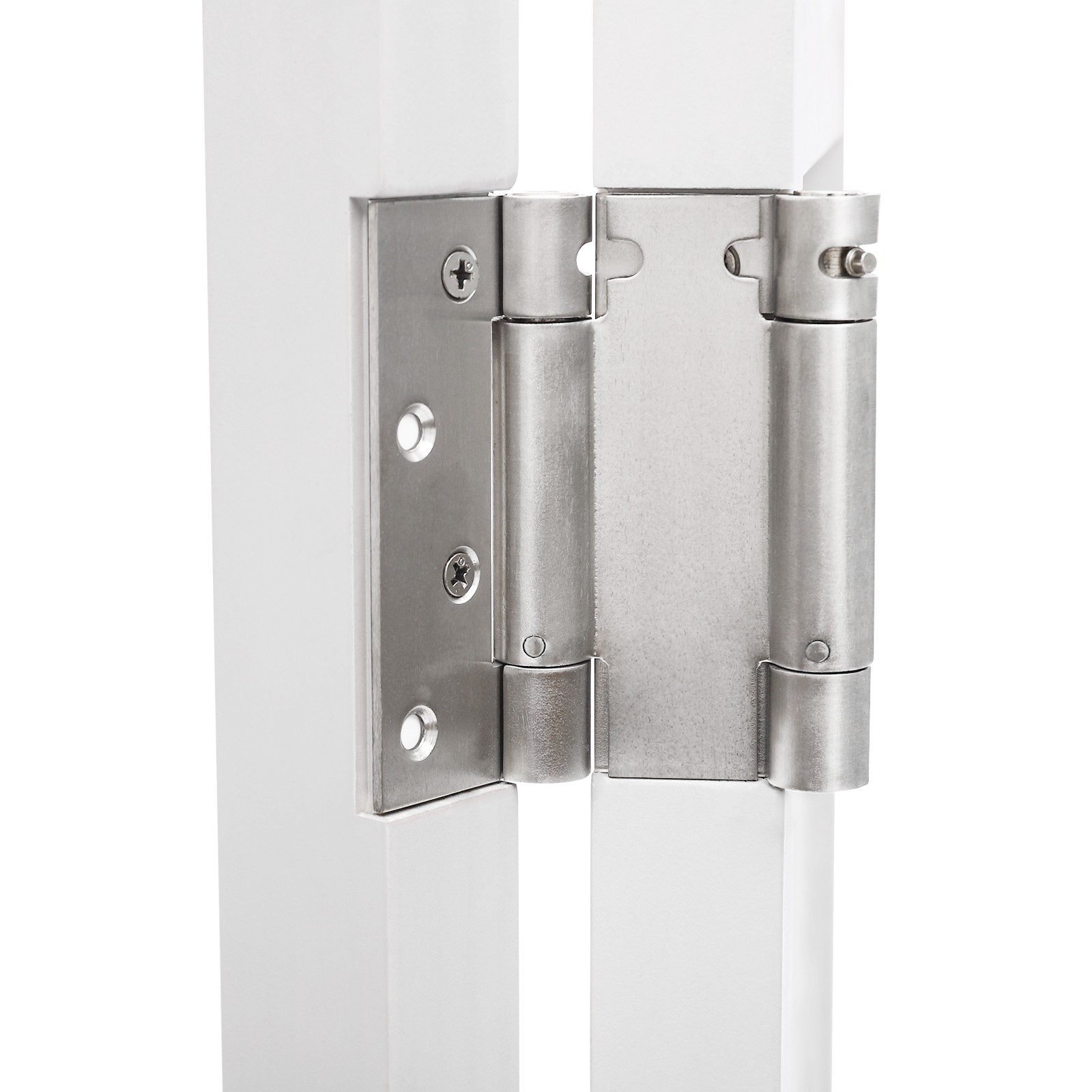 White Swinging Door Double Half Door Double-hinged Café Door With Hinges