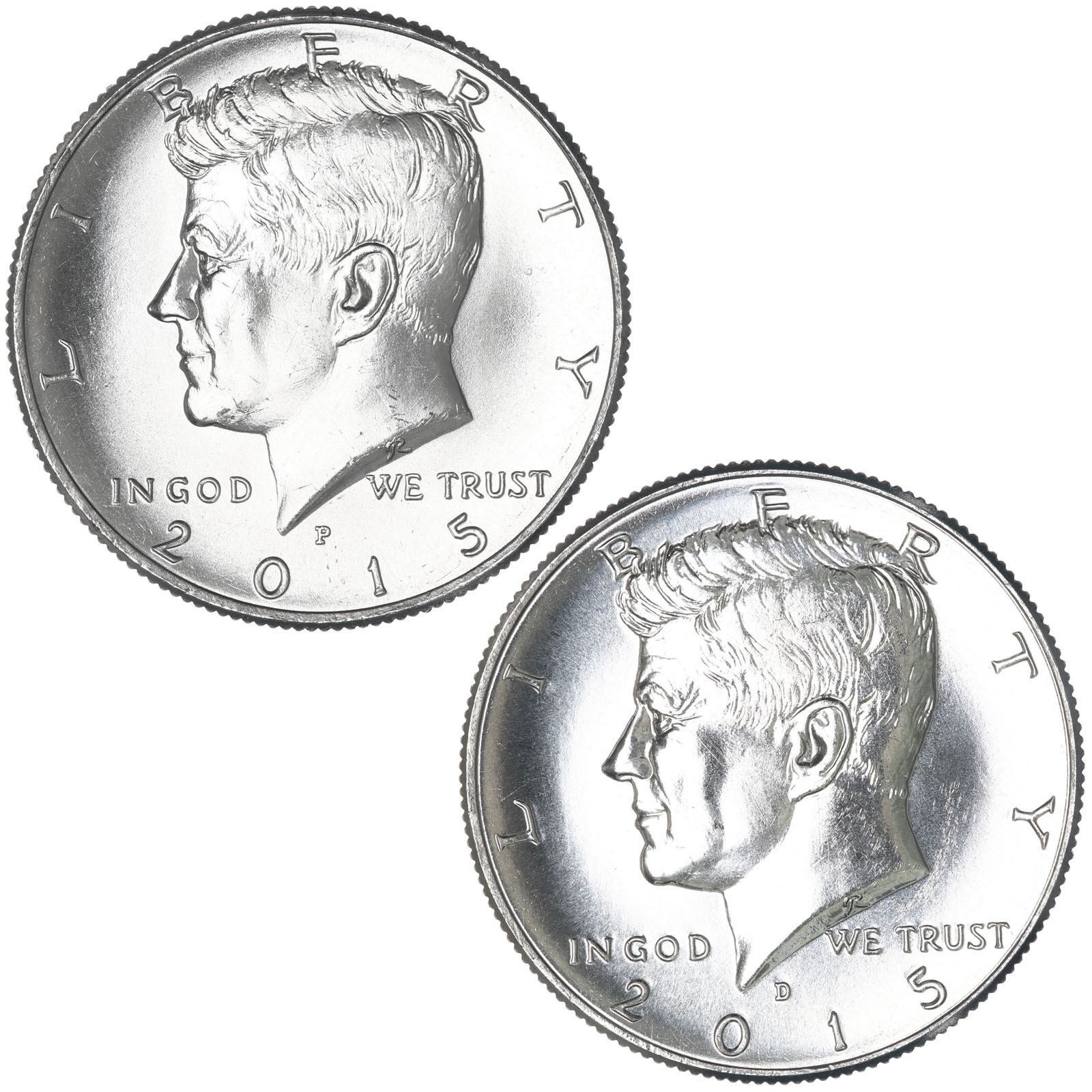 2015 P & D Kennedy Half Dollar US Mint Coin BU UnCirculated!