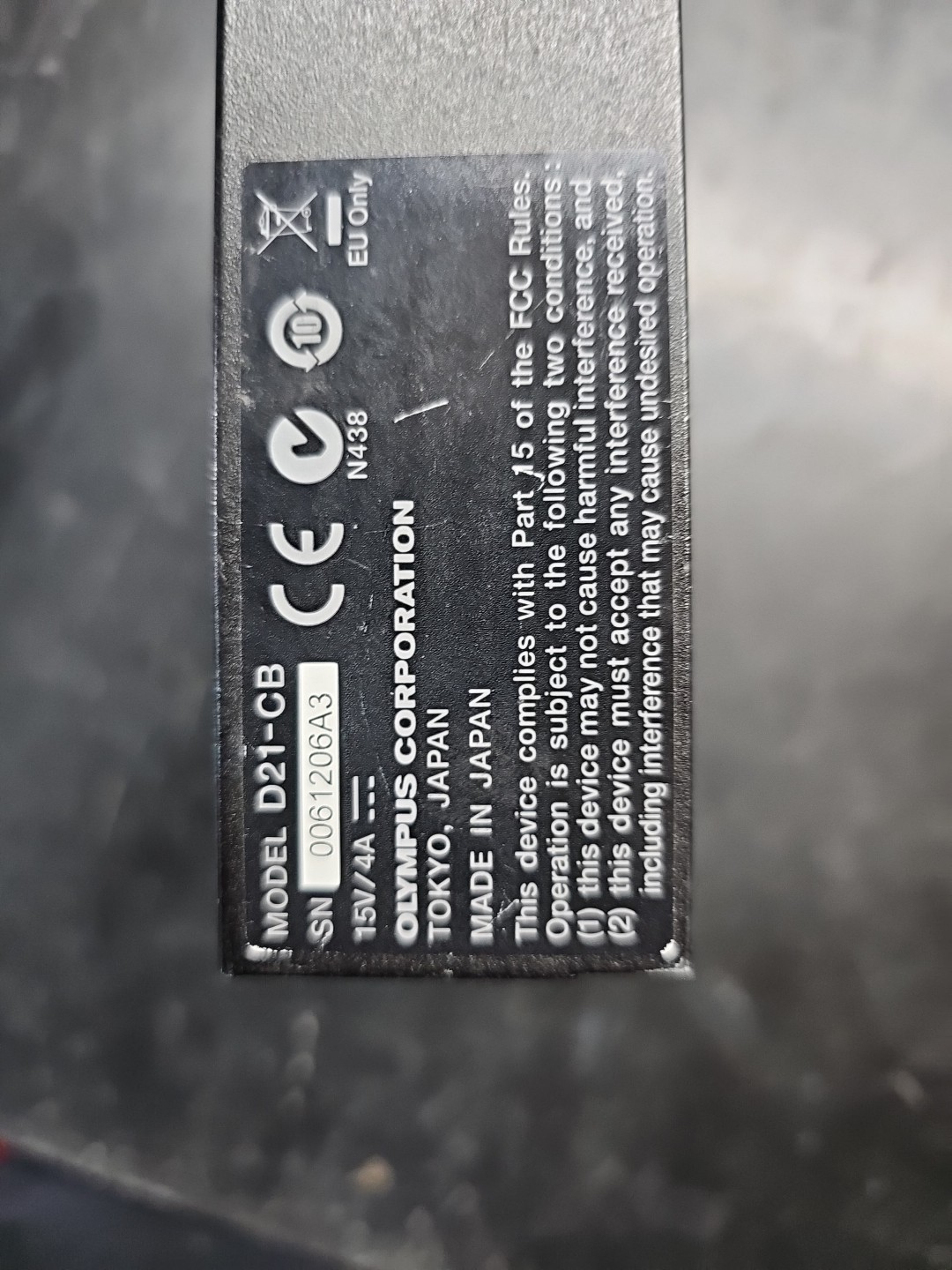 Olympus Microscope DP21 Camera Control Box D21-CB