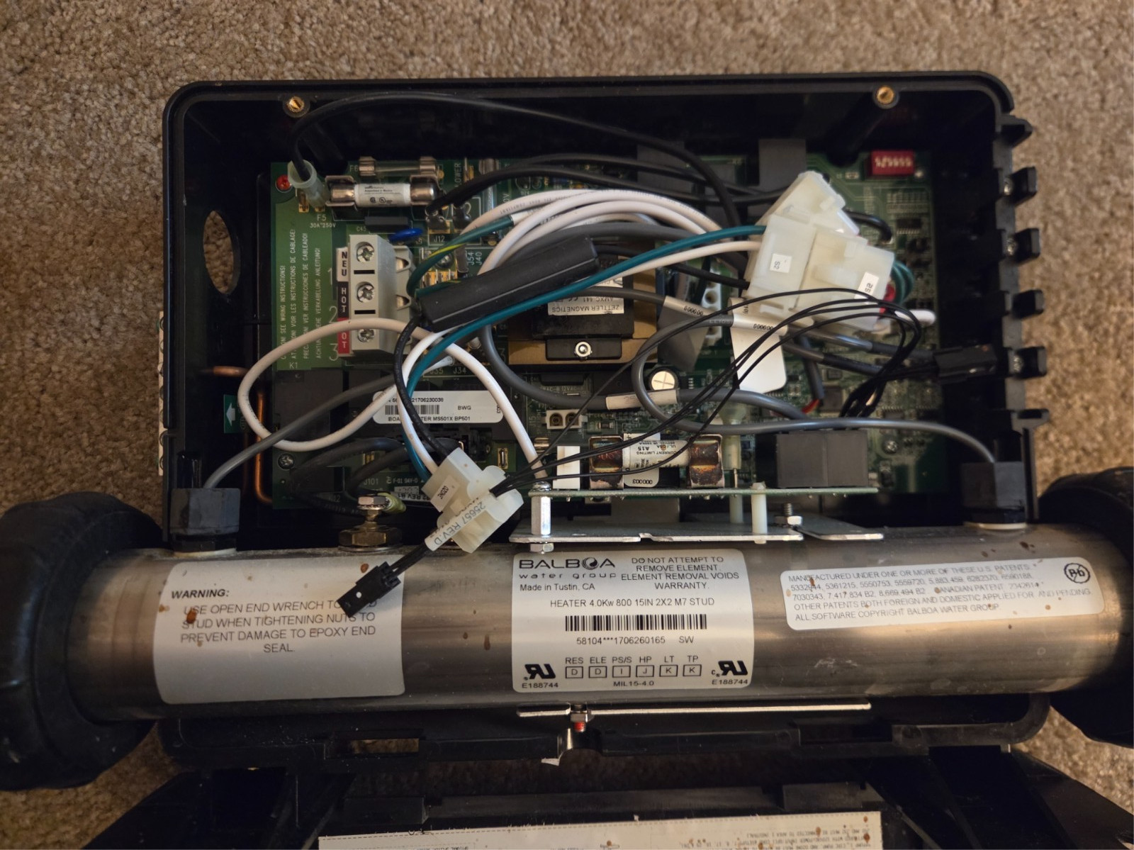 Master Spa -x300739- Balboa MS501x System Control Pack