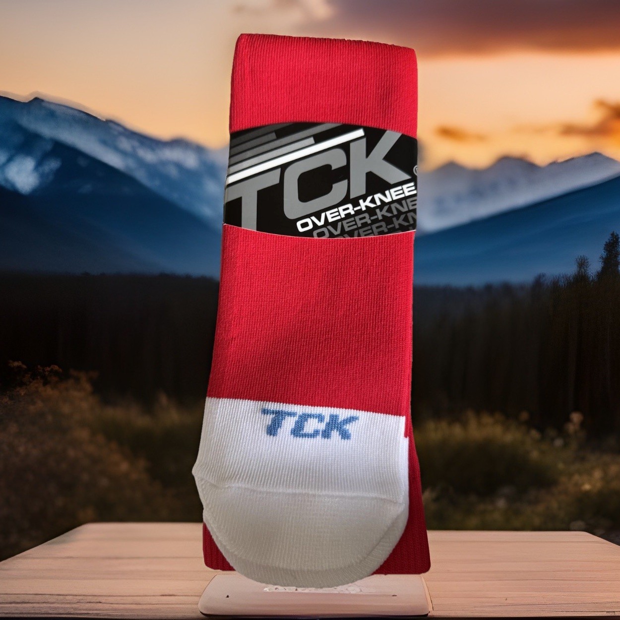 🆕TCK⭐️ProSport Baseball Socks⚾️Over the Knee⚾️Extra Long✨Small✨Red/White