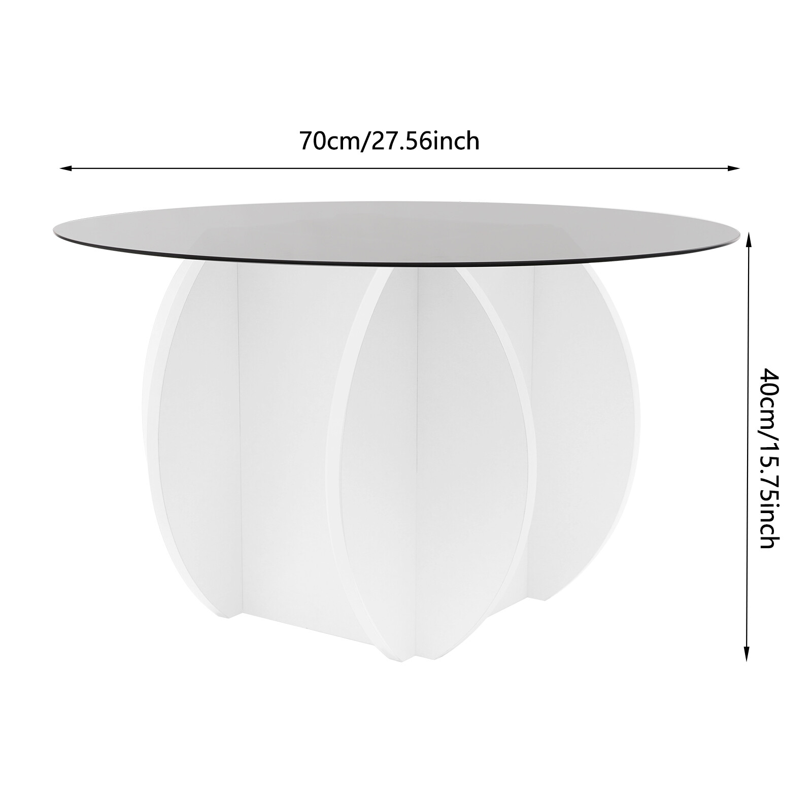 Grey Tempered Glass Coffee Table Round Coffee Table Glass Tabletop Coffee Table