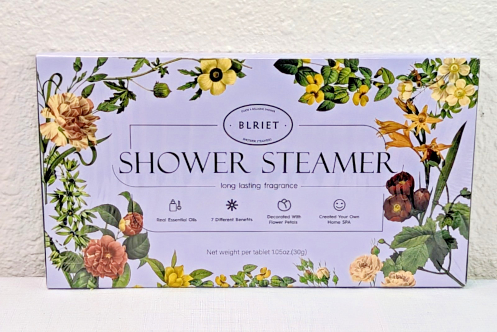 Aromatherapy Shower Steamers by BLRIET 8 Pack BRAND NEW