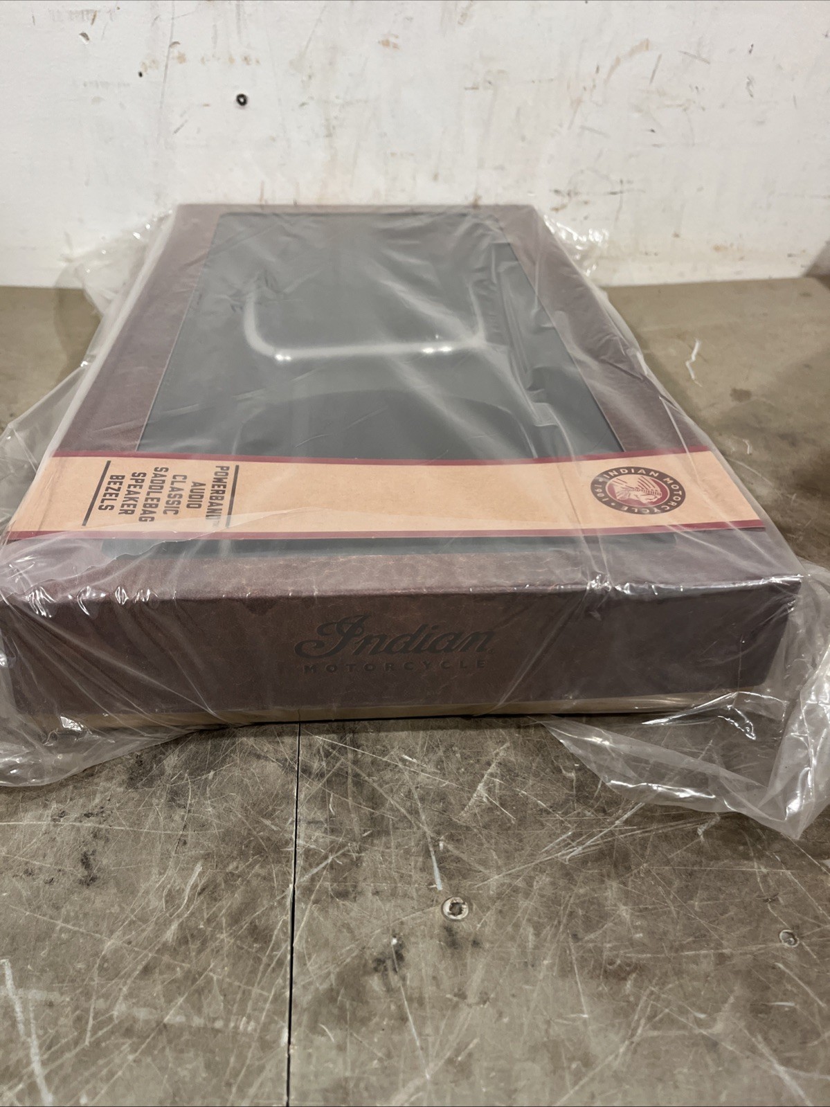 K. NEW OEM Indian PowerBand Audio Classic Speaker Bezels Chrome 2883669-156