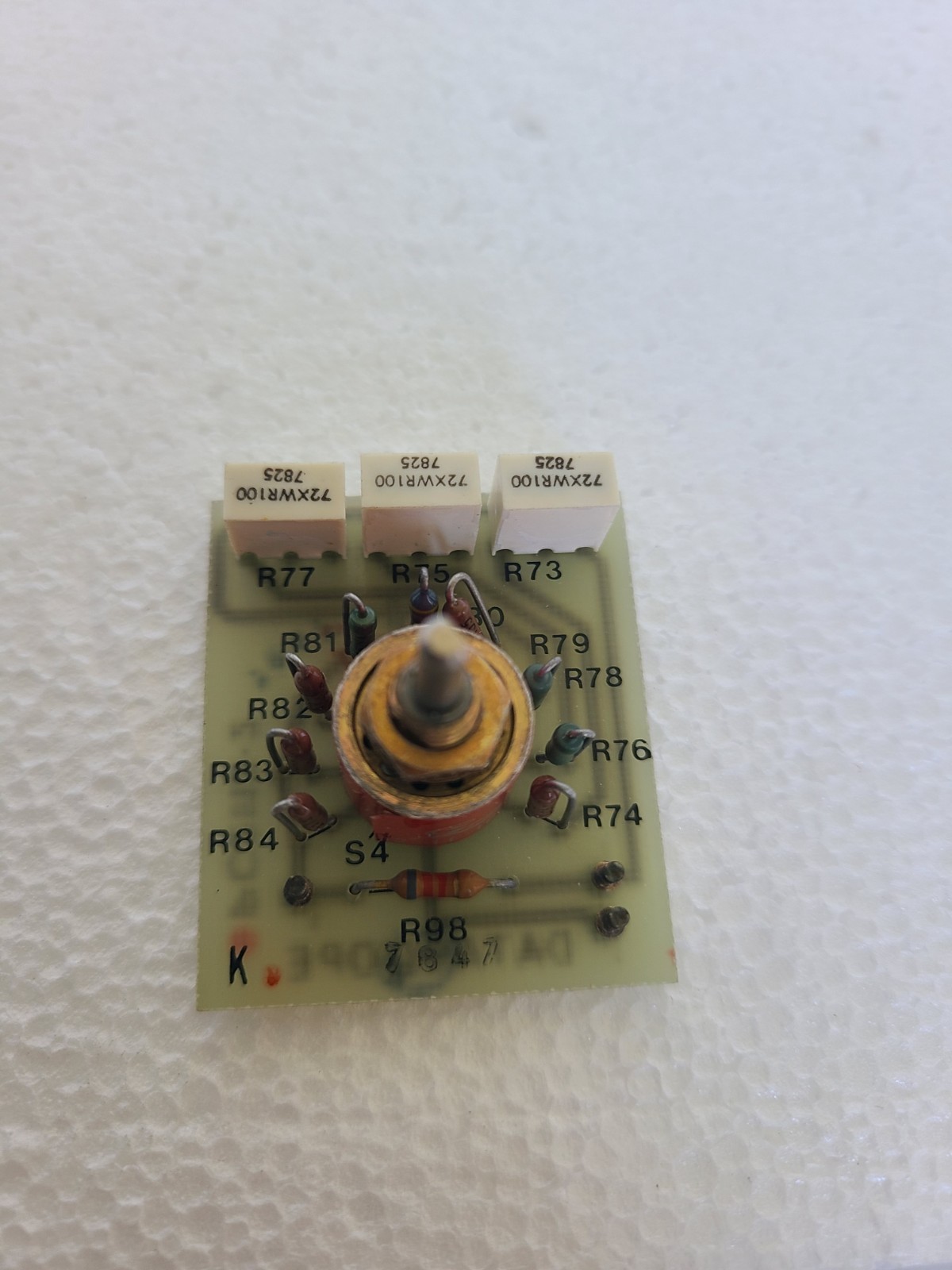 Datascope PC2113-2 7847 Selector Switch Board Assy, NOS, Open Box Condition