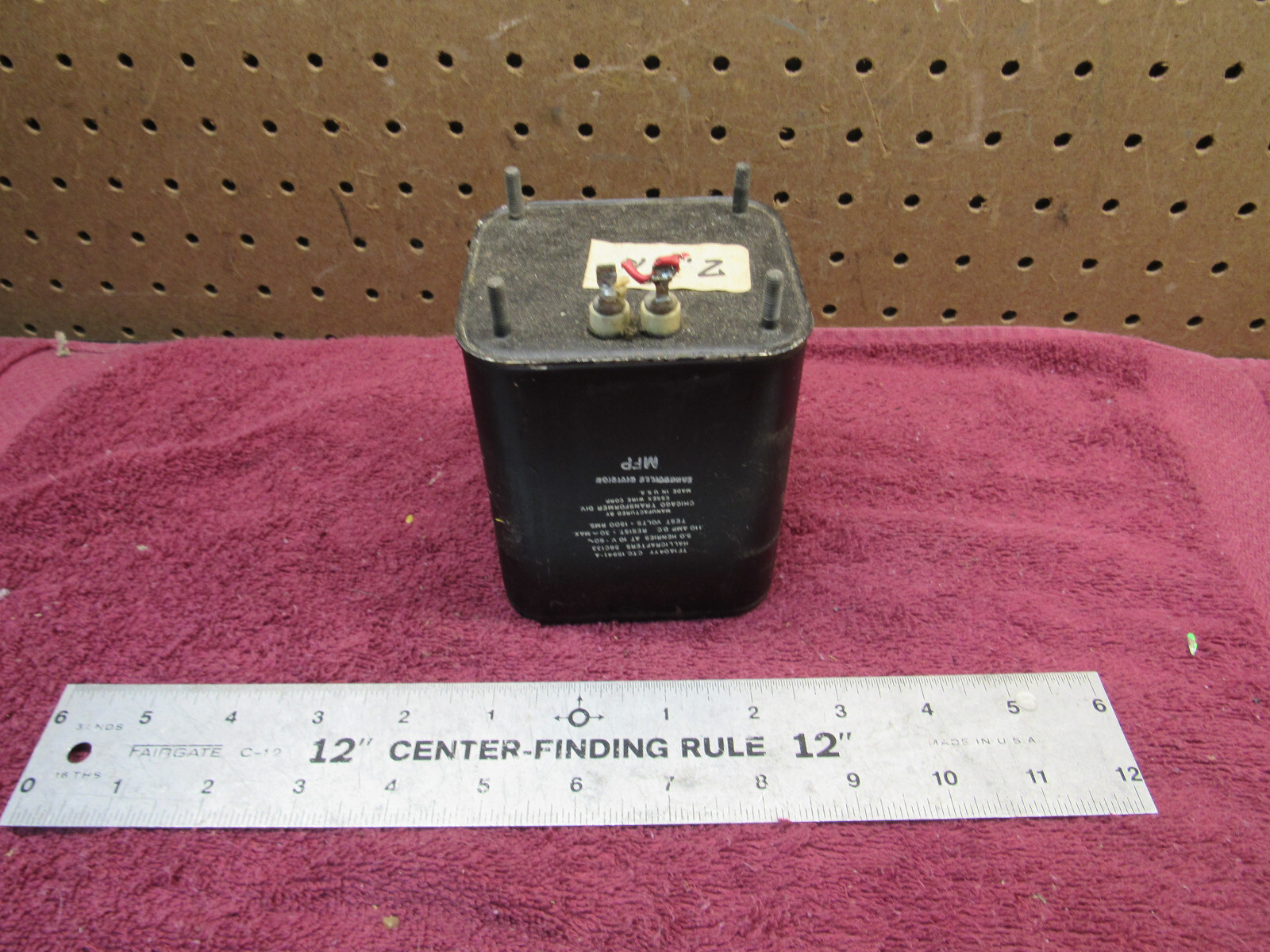 Vintage CTC Hallicrafters 56C133 Choke Transformer 5hys Henry .110A 30Ω 10v