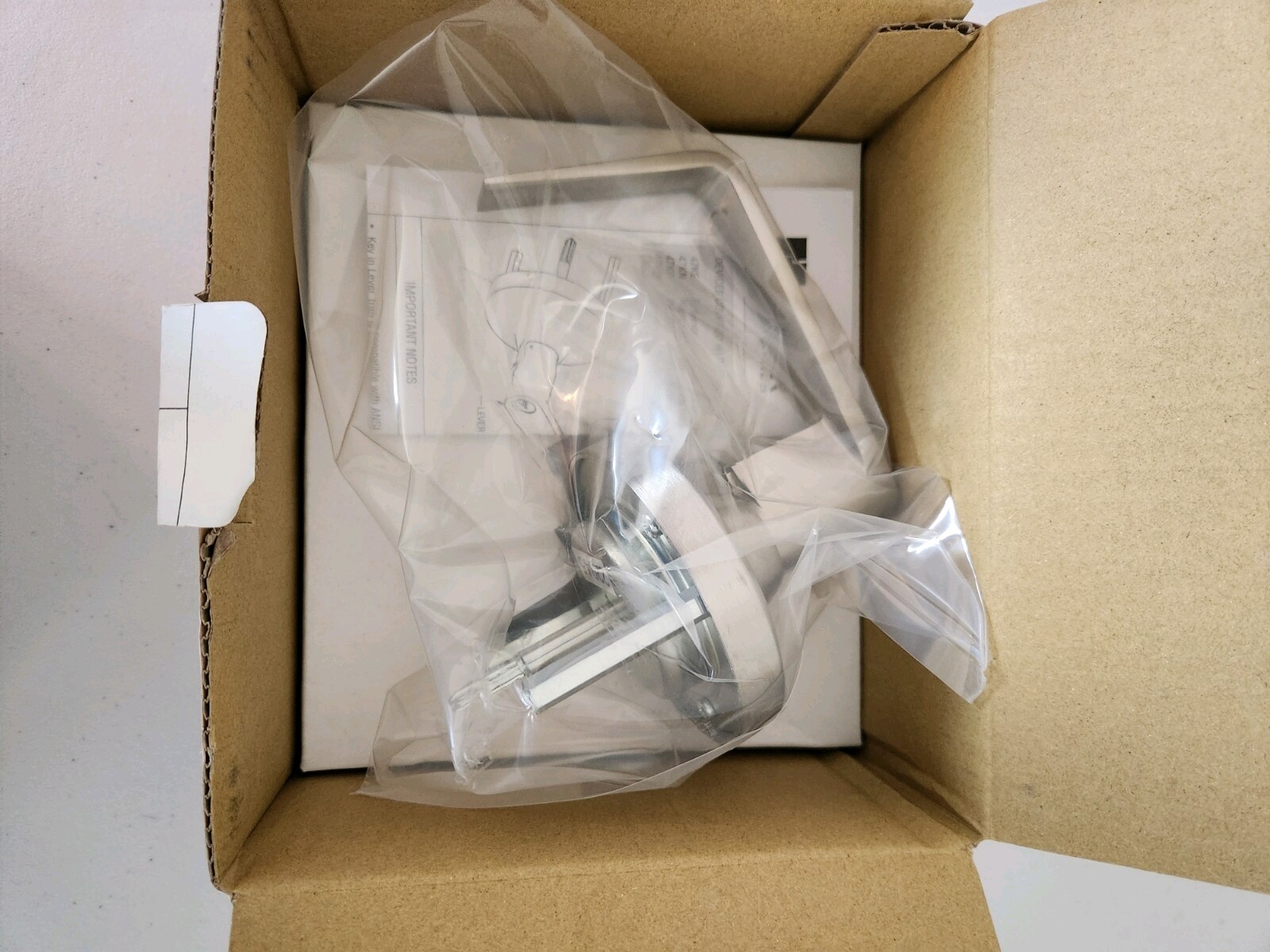 Hager 47KP Exit Device Lever-Passage Withnell Lever US32D #109799