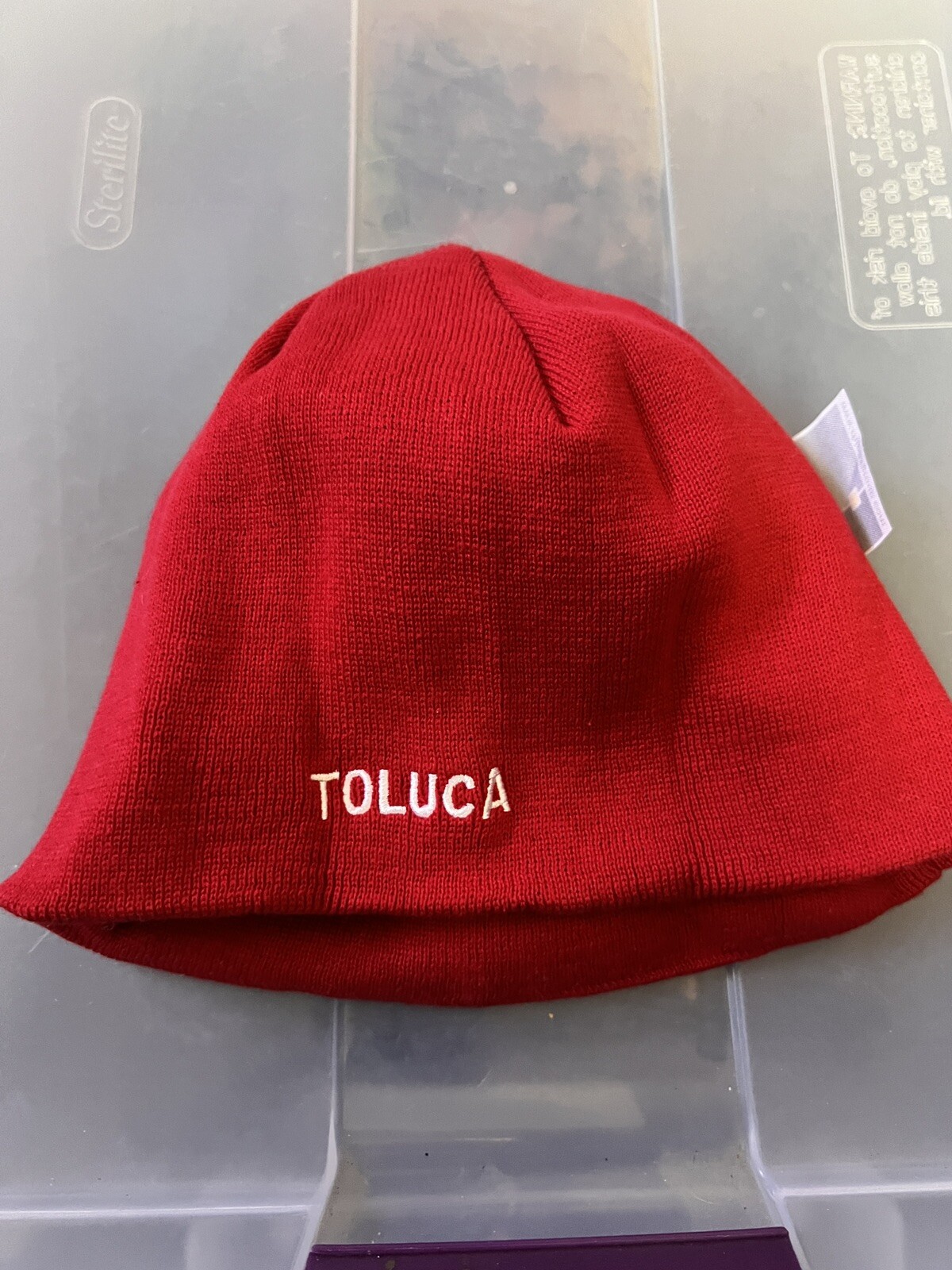 Beanies Necaxa Red White Stripes Reversible New