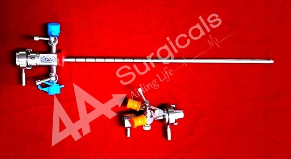 4A Cystoscopy Sheath With Obturator 15.5Fr + Double Channel Bridge