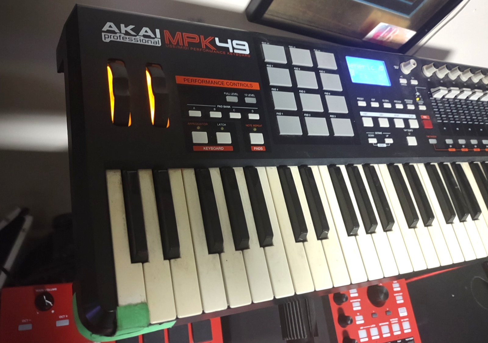 Akai MPK49 Professional USB/MIDI Performance Keyboard Hyper Extended Key