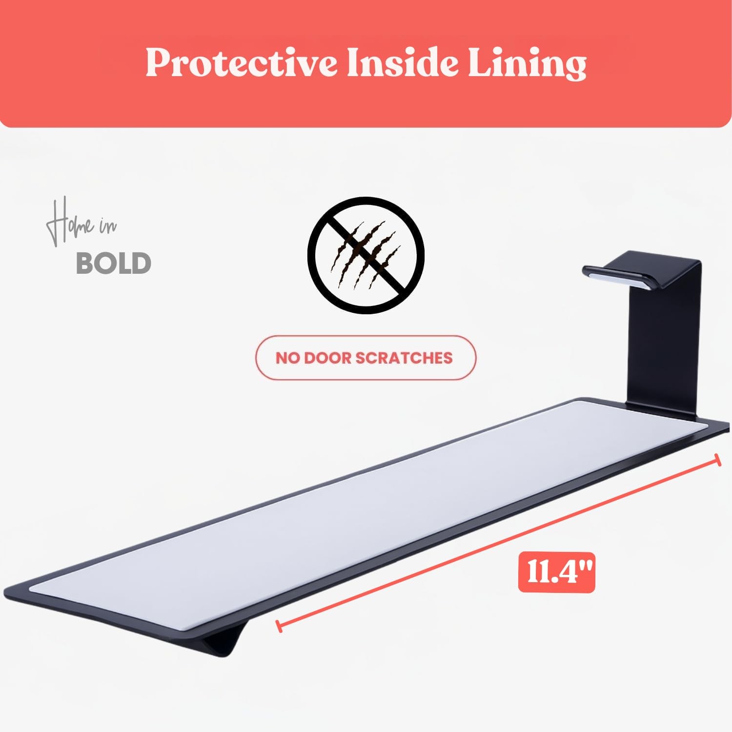 Extra Large Lock Box Door Mount Bracket - Over The Door Mounted Lockbox Brack...