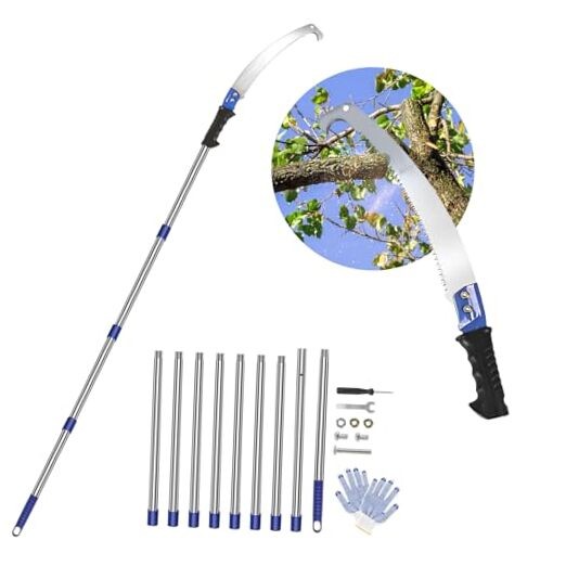 [14 feet] Pole Saws for Tree Trimming Extendable High Pruning Saws Manually