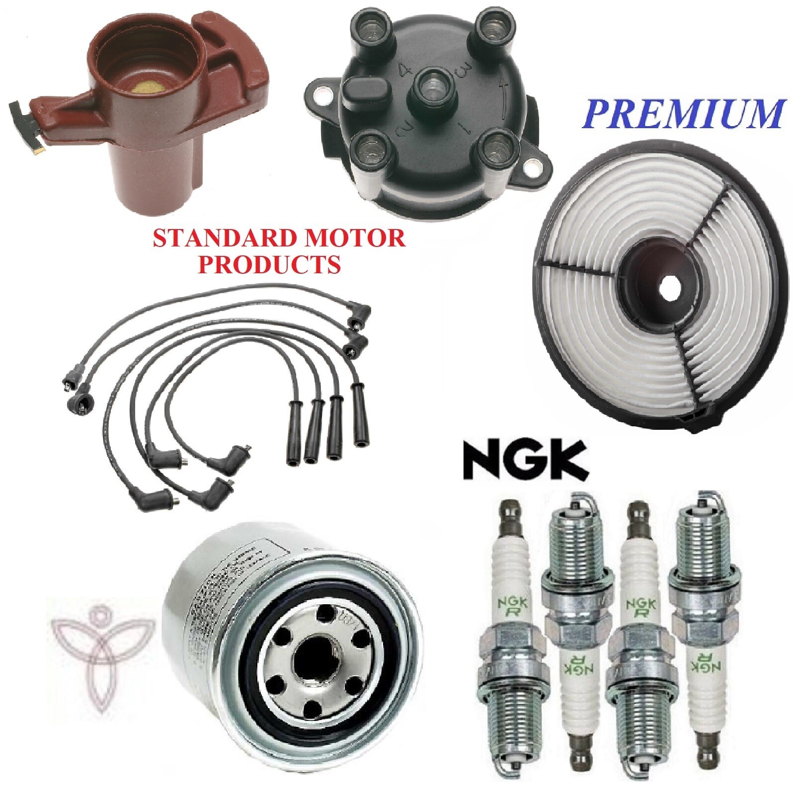 Tune Up Kit Filters Cap Wire Sparks Plug For SUZUKI SWIFT L4 1.3L SOHC 1992-1994