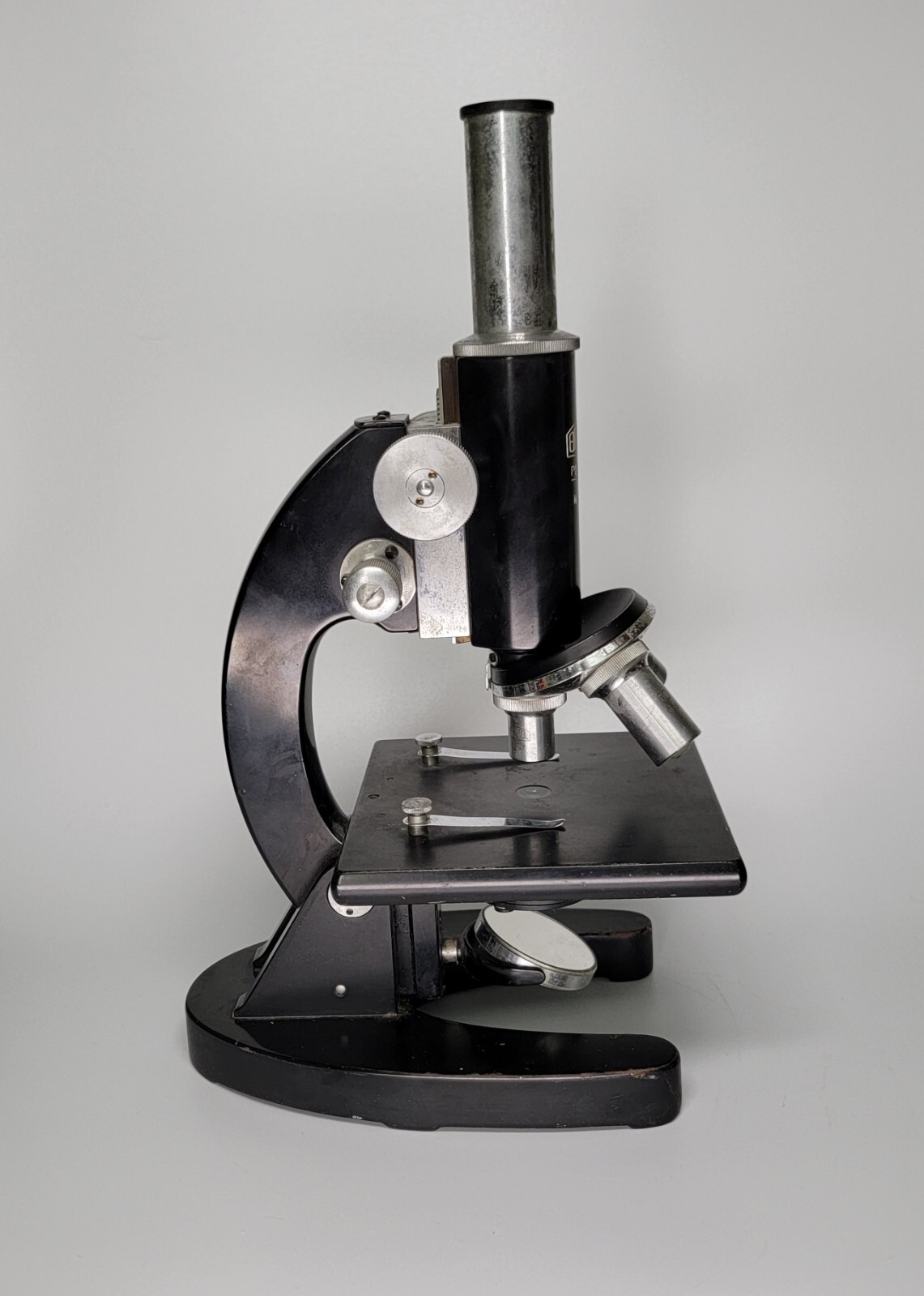 Vintage Bristol Pre-med Compound Microscope Made in Japan #7715