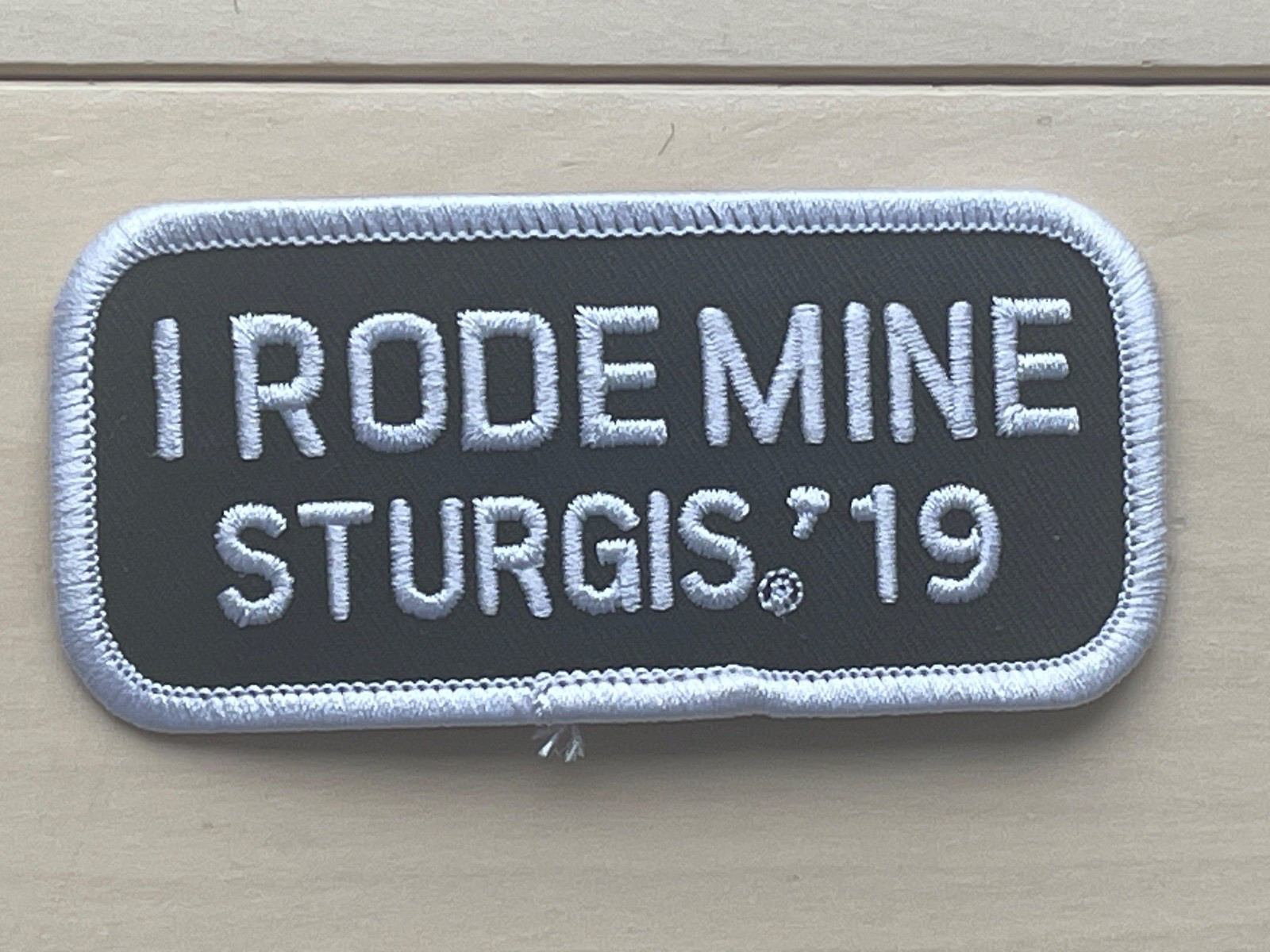 New X-Small "Harley Davidson Sturgis  Rally 2019 I Road Mine  Sew on Patch"