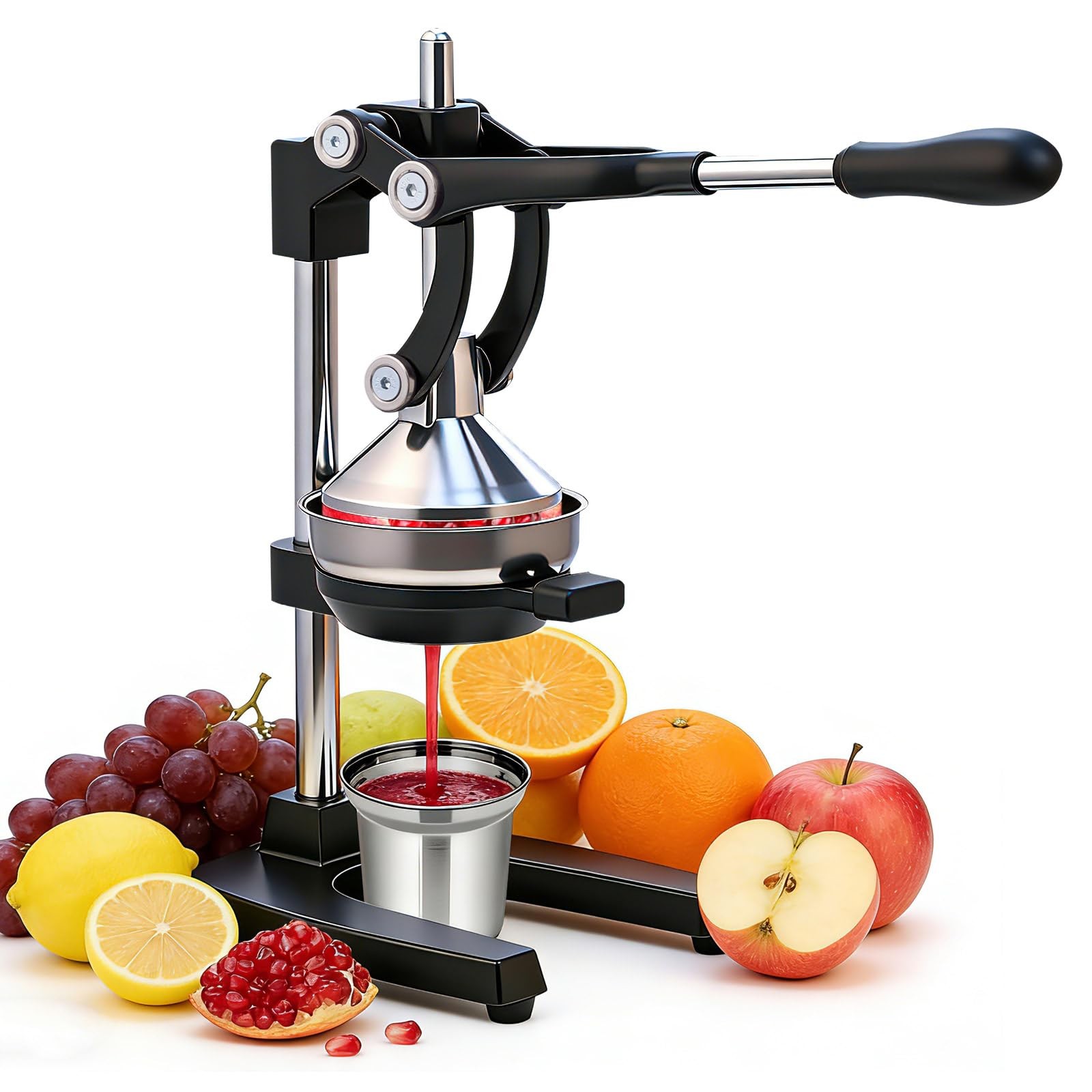 Cast Iron Juicer Hand Press for Citrus Fruits,Pomegranates,Grapefruits,Heavy-...