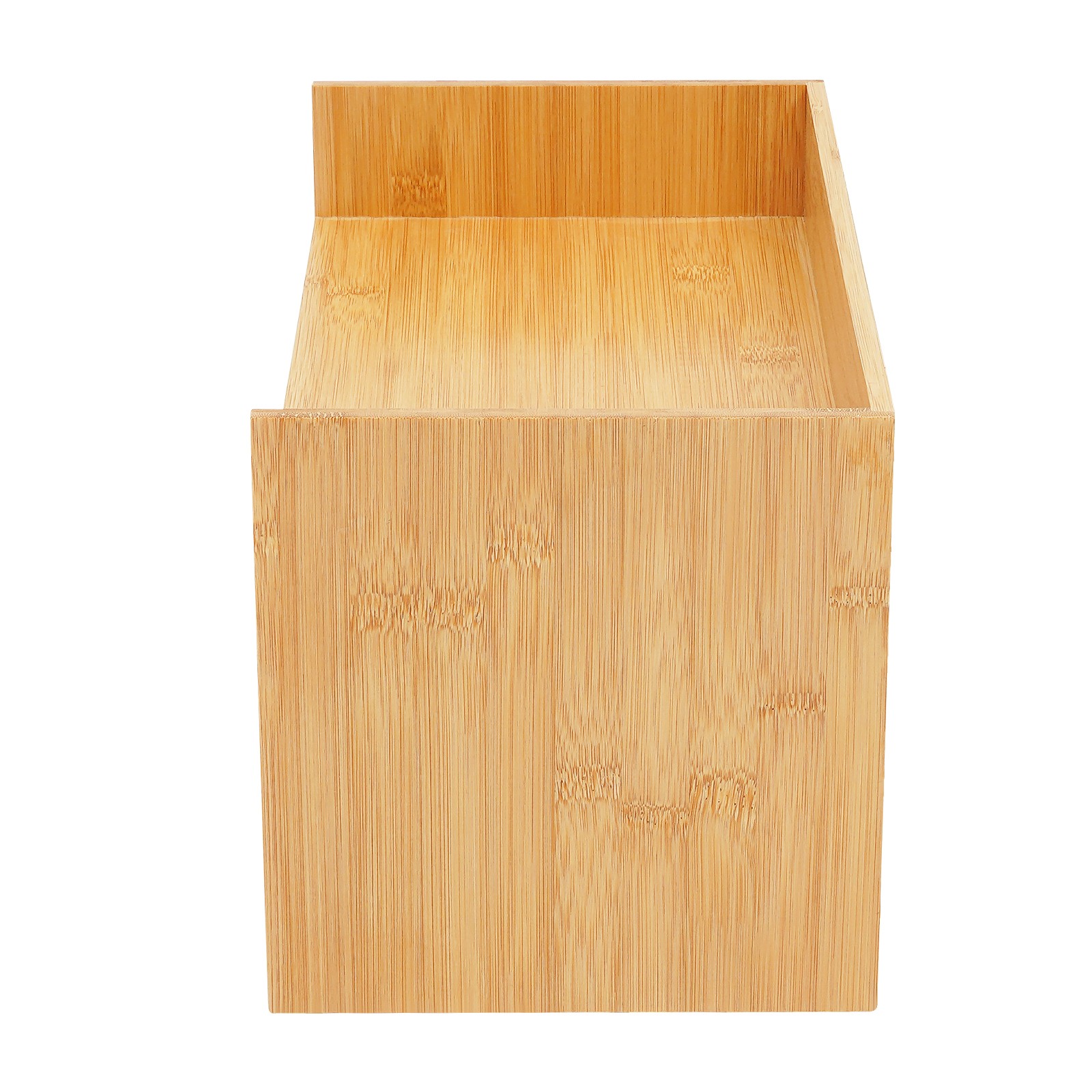 Bamboo Desk Organizer with 3 Drawers Tabletop Cosmetic Storage Simple Design NEW