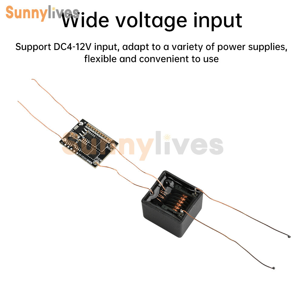 DC 4-12V to AC 20KV High Voltage Ignition Module Boost Coil High Frequency AC
