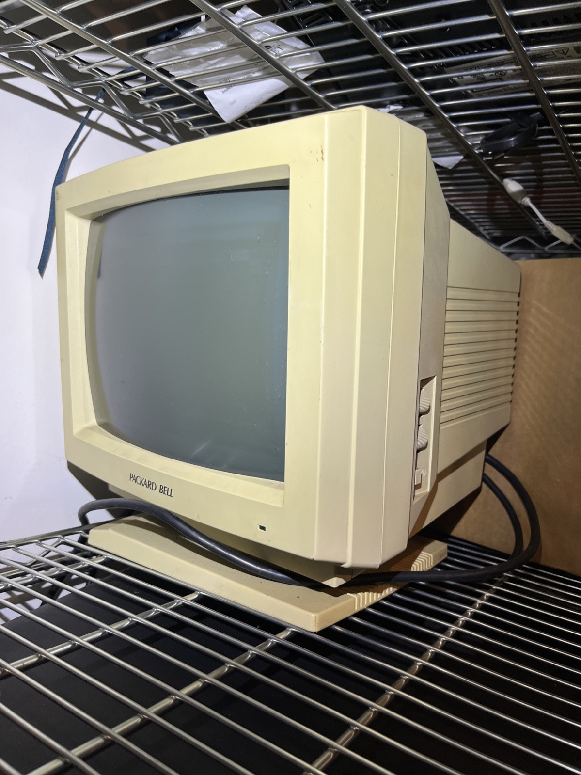 Packard Bell Vintage CRT Monitor 1988 PB1272A IBM PC Retro Beige