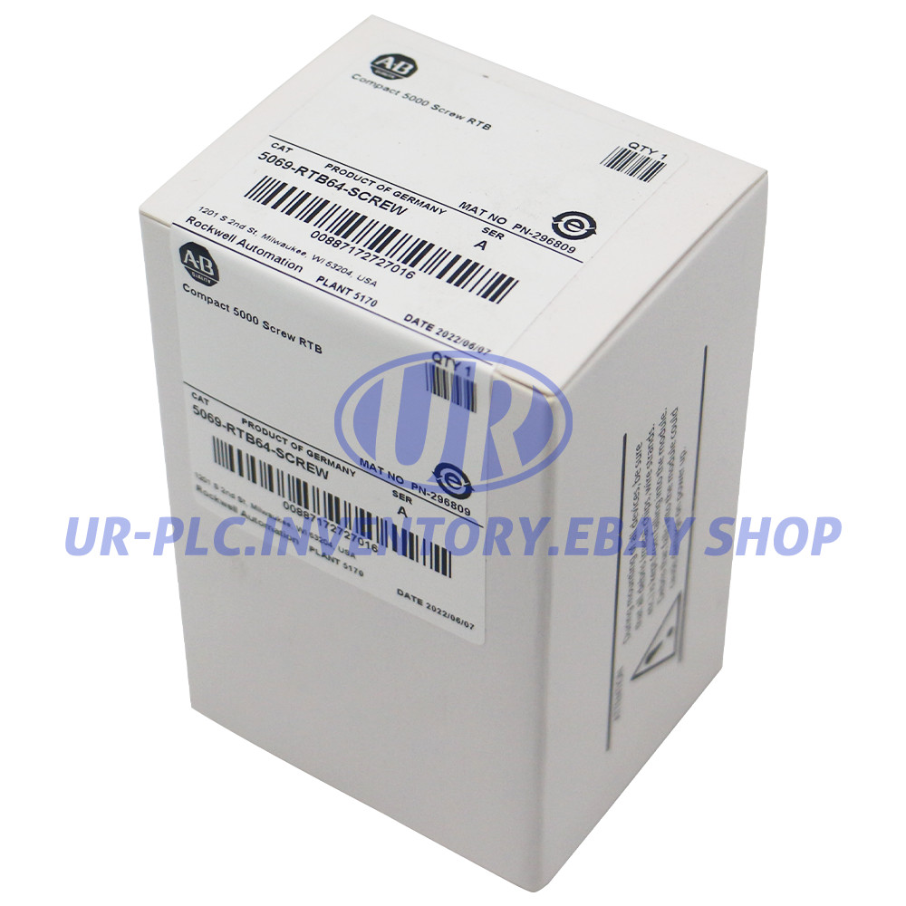 New Allen Bradley 5069-RTB64-SCREW Compact 5000 Screw Removable Terminal Blocks