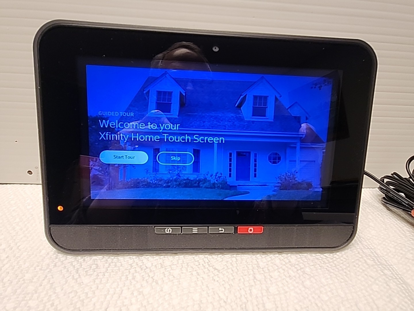 Xfinity Home Touchscreen Controller Model HW9 & Adapter