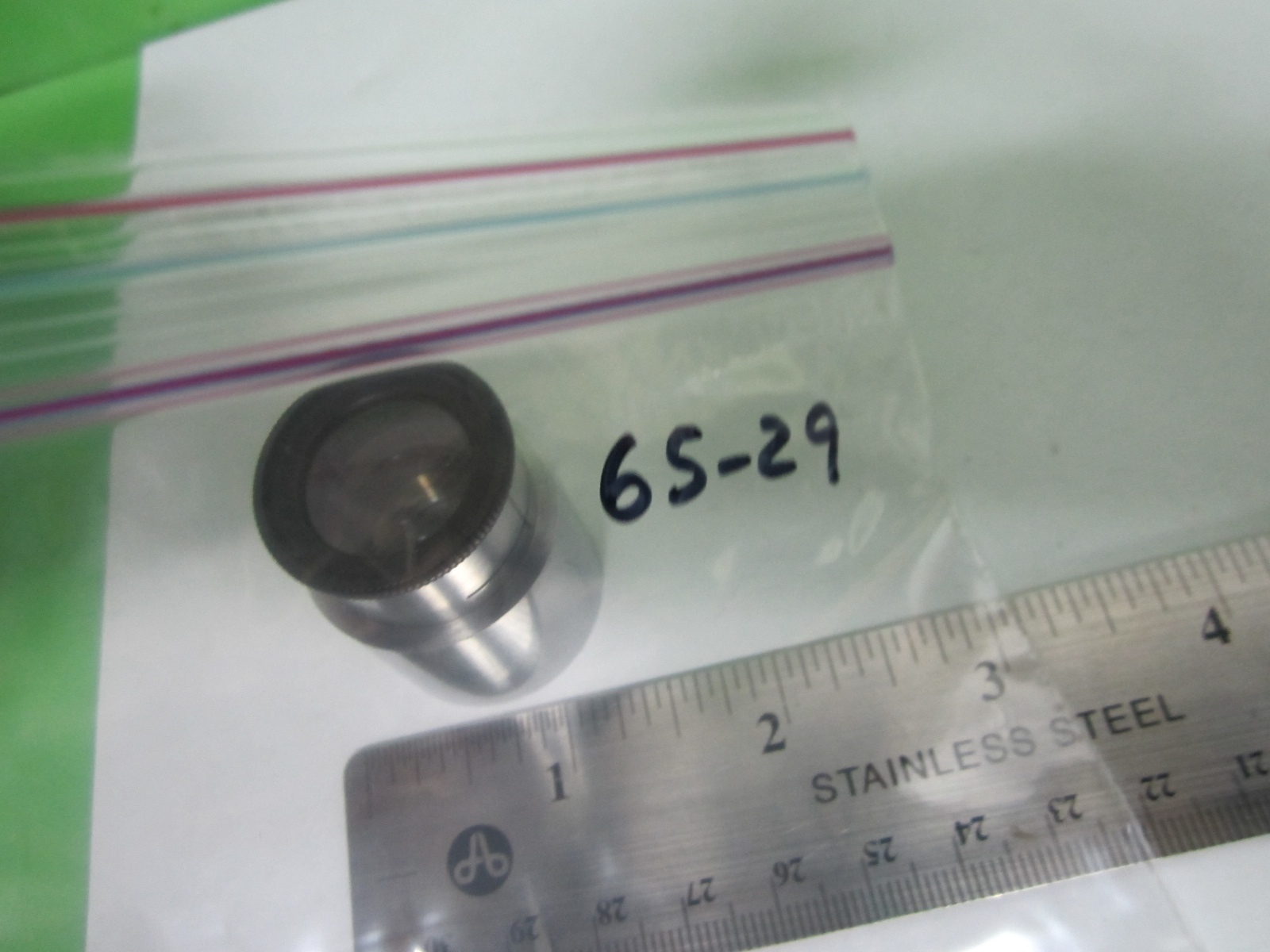 MICROSCOPE PART EYEPIECE 10X OPTICS #65-29