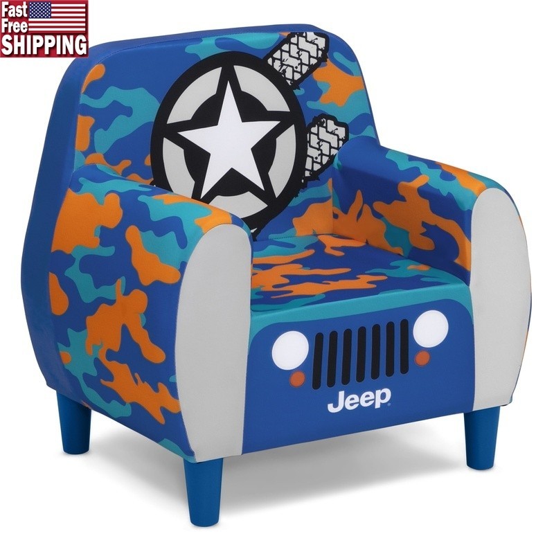 Kids Foam Chair Cozy High Back Armchair Safe Comfortable Seating Children New