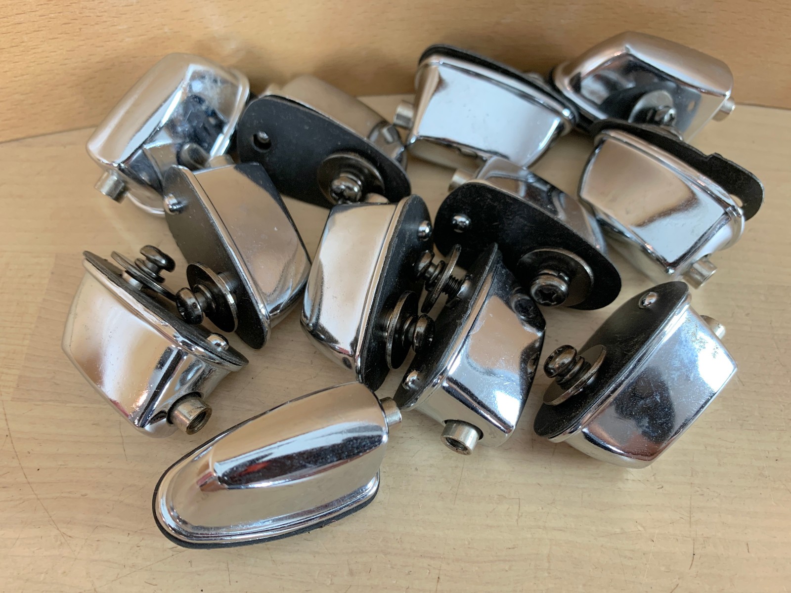 MAPEX Pro-M V Series Rack Floor Tom LUG CASING Parts Lot of 12x 90s 2000s Vtg