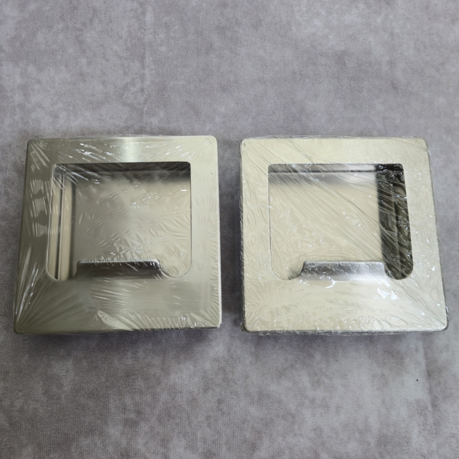 2 New Rockwood Flush Pull Stainless Steel 5 In.