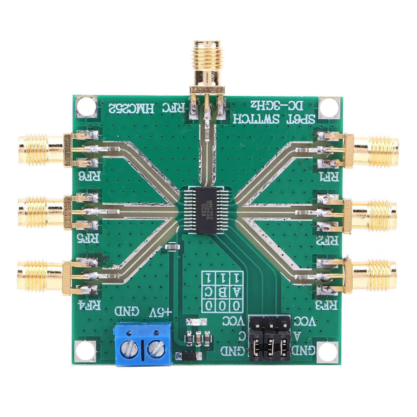 HMC252 DC-3GHz Non-Reflective RF Switch Module Module Single-Pole 6 Throw Switch