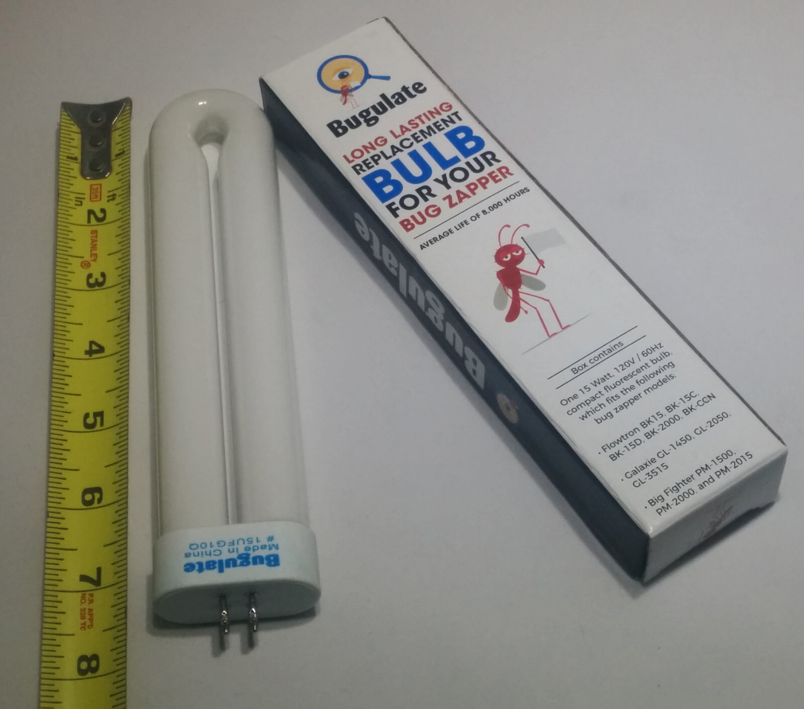 2 pack - Long Life Replacement bulbs for Flowtron Bug Zappers (black light)