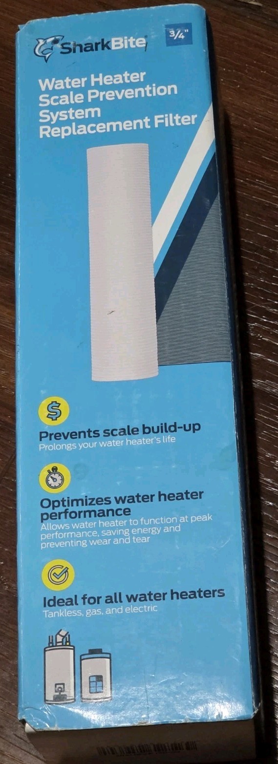 SharkBite Water Heater Scale Preventor System + Replacement Filter Bundle – NEW
