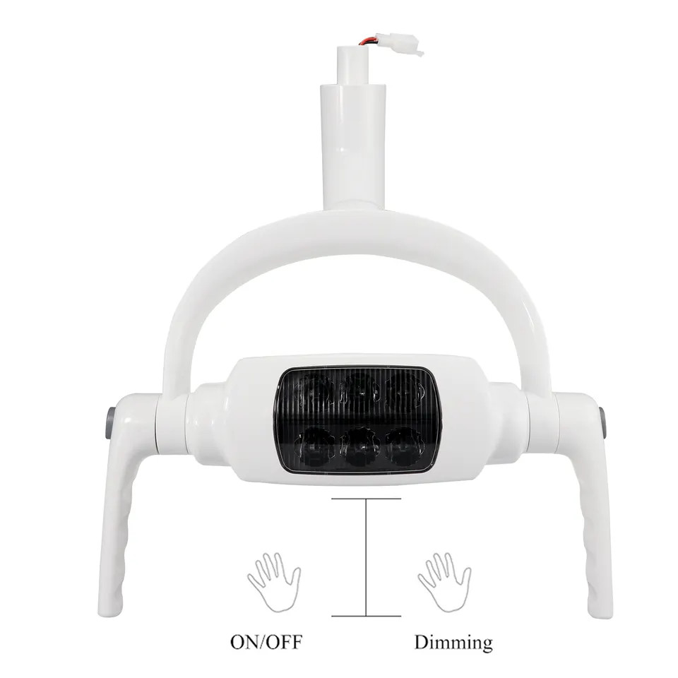 Dental Oral Light 6 LED Induction Operating Lamp 22mm for Dental Chair Unit USA