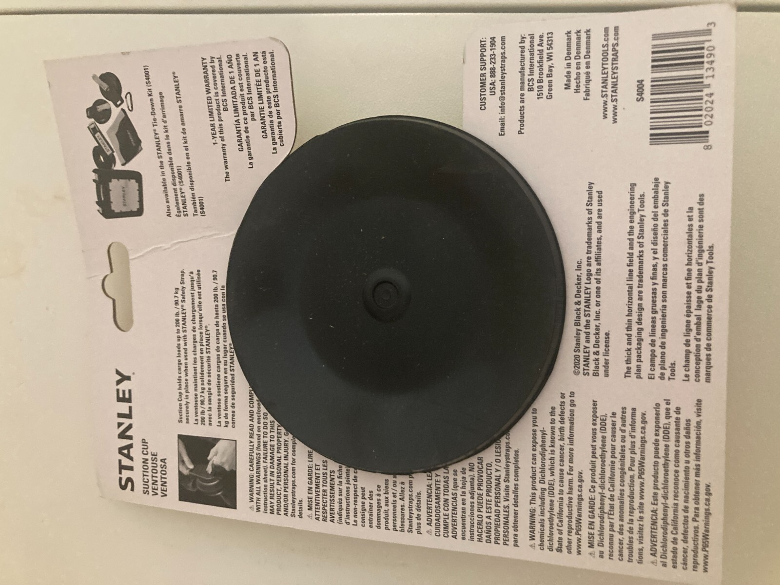 Stanley Black & Decker Suction Cup S4004